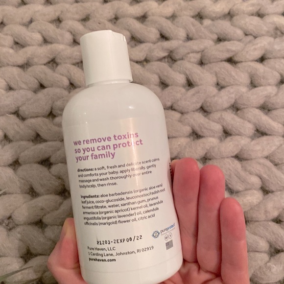 ✨Host Pick✨ NATURAL Pure Haven Baby shampoo/wash, massage/body lotion, cream NWT - Picture 8 of 10